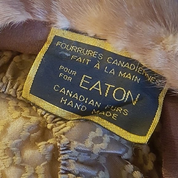 [EATON] Luxury Brown Fur Hat - Picture 3 of 5